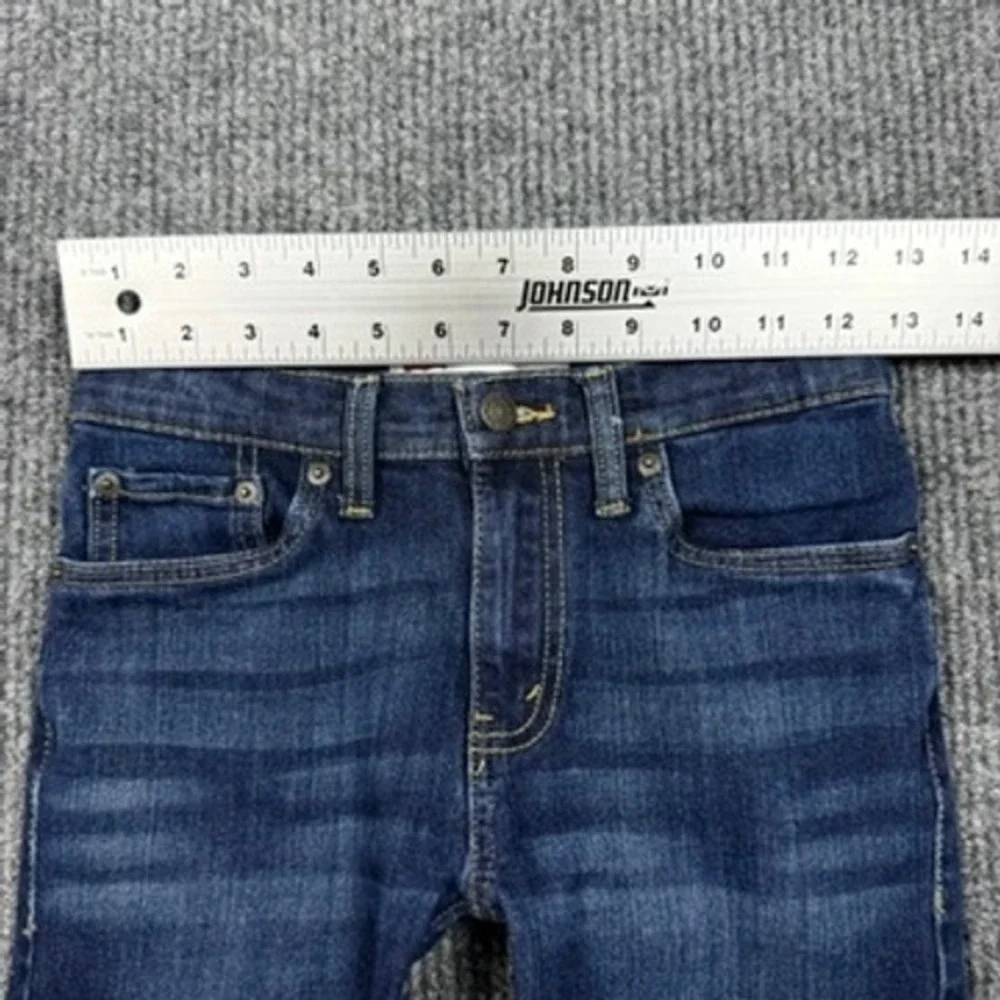 Levis 510 Skinny Jeans Boys Size 12 Reg W26 x L26 Dark Wash Blue Denim